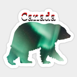 Canadian Bear Sticker